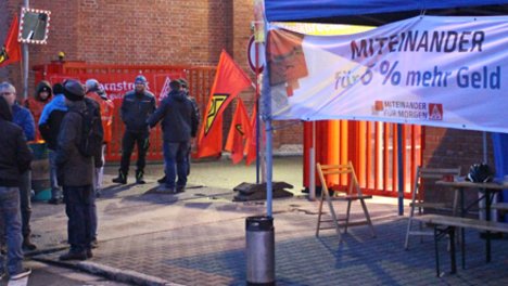 Warnstreik der IG-Matall am 2.2. in Wrfurt