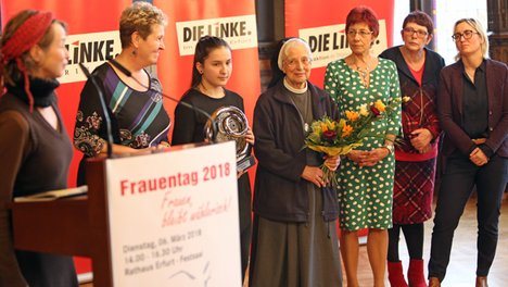 Preisträger des Frauenpreises der Thüringer LINKEN 2018